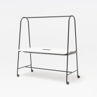 high table Ampla: white pastel, RAL9005