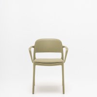 Stuhl niedrig gepolstert Blendy: RAL6013, Venice VC-0219