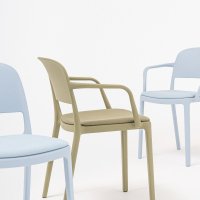 stackable chair Blendy: Venice VC-0219, RAL6013; Venice VC-0234, RAL2307010