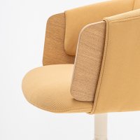 conference chair Collar: natural oak veneer, Atlantic A-61270, RAL1013