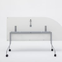 folding table Easy: white pastel, RAL9006