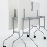 folding table Easy: white pastel, RAL9006