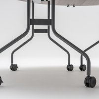 folding table Easy: gray oak, RAL7043