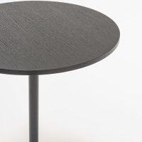 Gobo: Furnier Eiche Schwarz, RAL9005