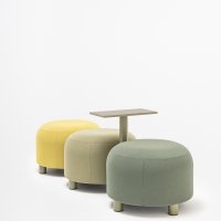 pouf Dots: RAL6013, Atlantic A-62048, A-68274, A-68277