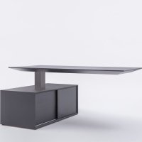 desk height adjustment Gravity: RAL9004
