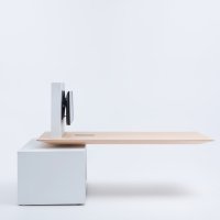 Gravity: essenze di legno Olmo, RAL9003