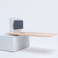 Gravity: elm veneer, RAL9003