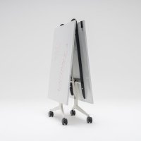 folding table Plex: dry-wipe worktop, RAL9010