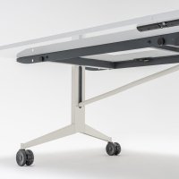 folding table Plex: dry-wipe worktop, RAL9010