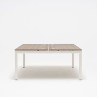 bench desk Ogi U Bench: grey oak, RAL9010