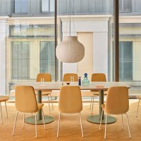 Cafétafel met houten poten Ogi W