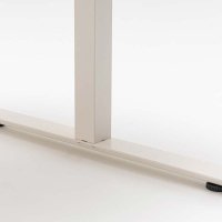 desk height adjustment Ogi Drive: canadian oak, RAL9010