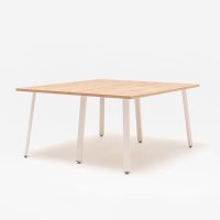 bench desk Ogi A Bench: honey oak, RAL9010