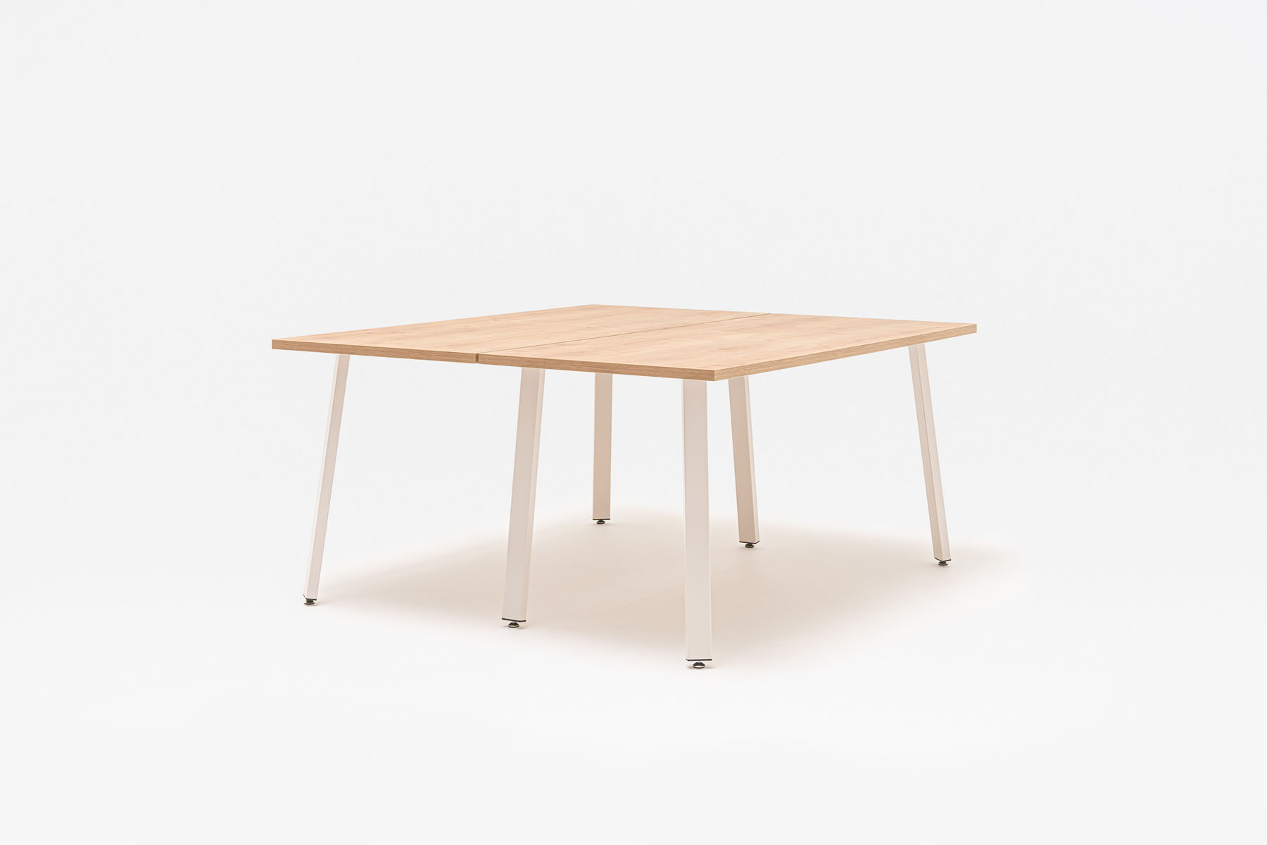 bench desk Ogi A Bench: honey oak, RAL9010