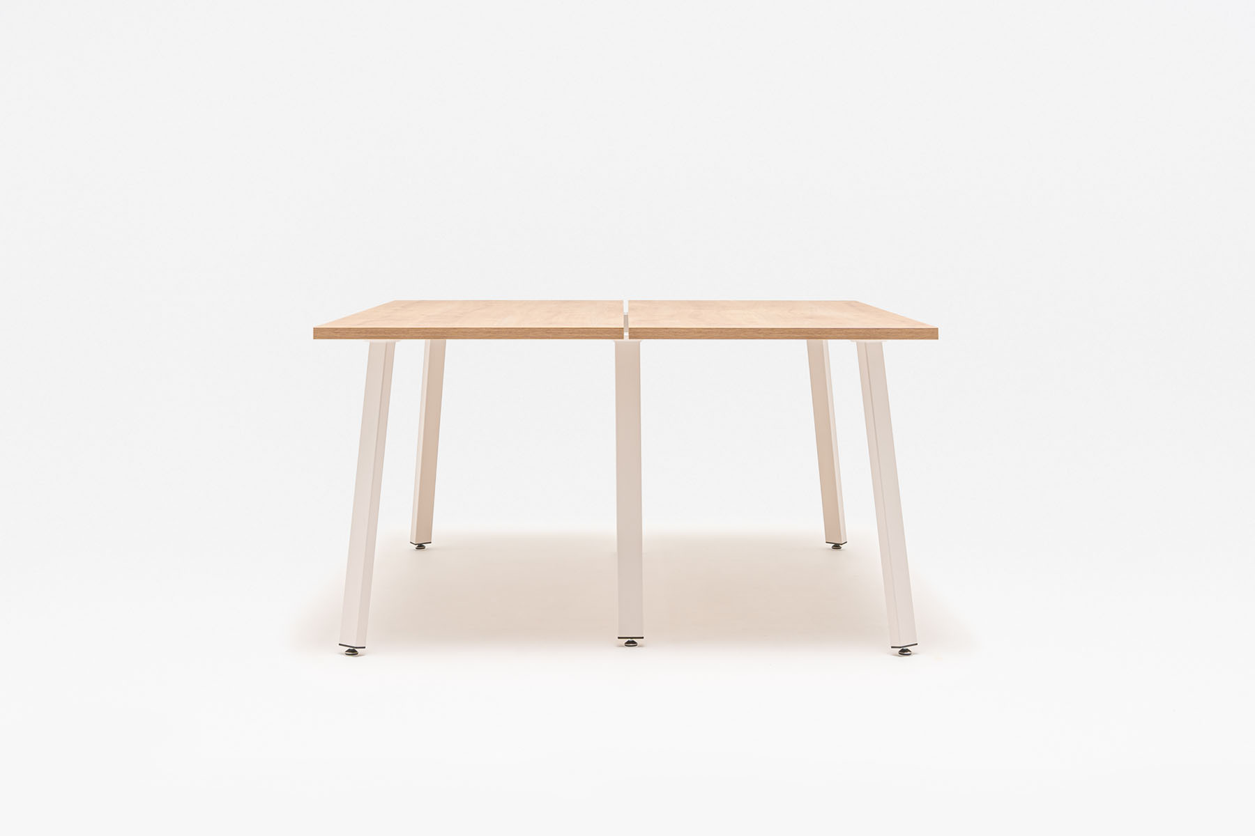 bench desk Ogi A Bench: honey oak, RAL9010