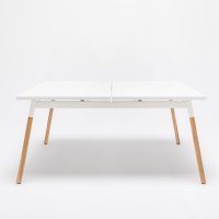bench desk Ogi W Bench: white pastel, RAL9010