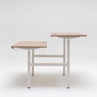 desk height adjustment Ogi Drive Bench: natural oak, RAL9010