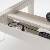 desk height adjustment Ogi Drive Bench: natural oak, RAL9010