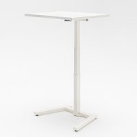 desk height adjustment Ogi One: white pastel, RAL9010