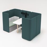 meeting cubicle Box Kaiva: Mica MC-2496-60000, MC-2497-60000, MC-2496-67015, MC-2497-67017