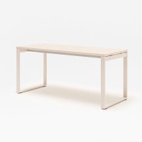 one-station desk Ogi Q: acacia, RAL9010