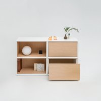 Gravity: elm veneer, RAL9003