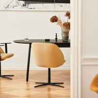 Lounge fauteuil met draaibare voetstuk Paralel
