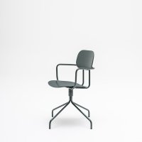 Berkenhouten stoel met draaibare basis New School