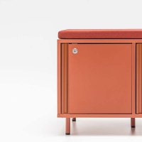 Locker Plus: red matte, Mica MC-2496-64146