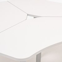 bench desk Ogi A: white pastel, RAL9006