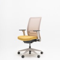 office chair Leo: Runner R-61128, Medley M-62054, RAL7047, grey