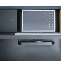 Linea reception desk storage