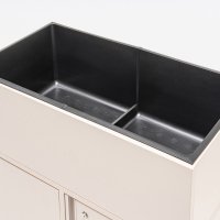 plant pot Locker Plus: beige matt