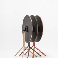 café table Luna: RAL1019, RAL0404040, RAL3007