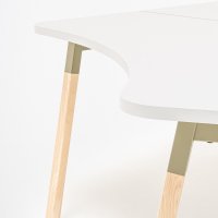 bench desk Ogi W: light grey, RAL6013
