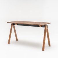 high table Viga: copper oak veneer