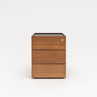 pedestal Viga: copper oak veneer