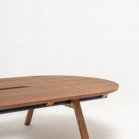 bench desk Viga: copper oak veneer