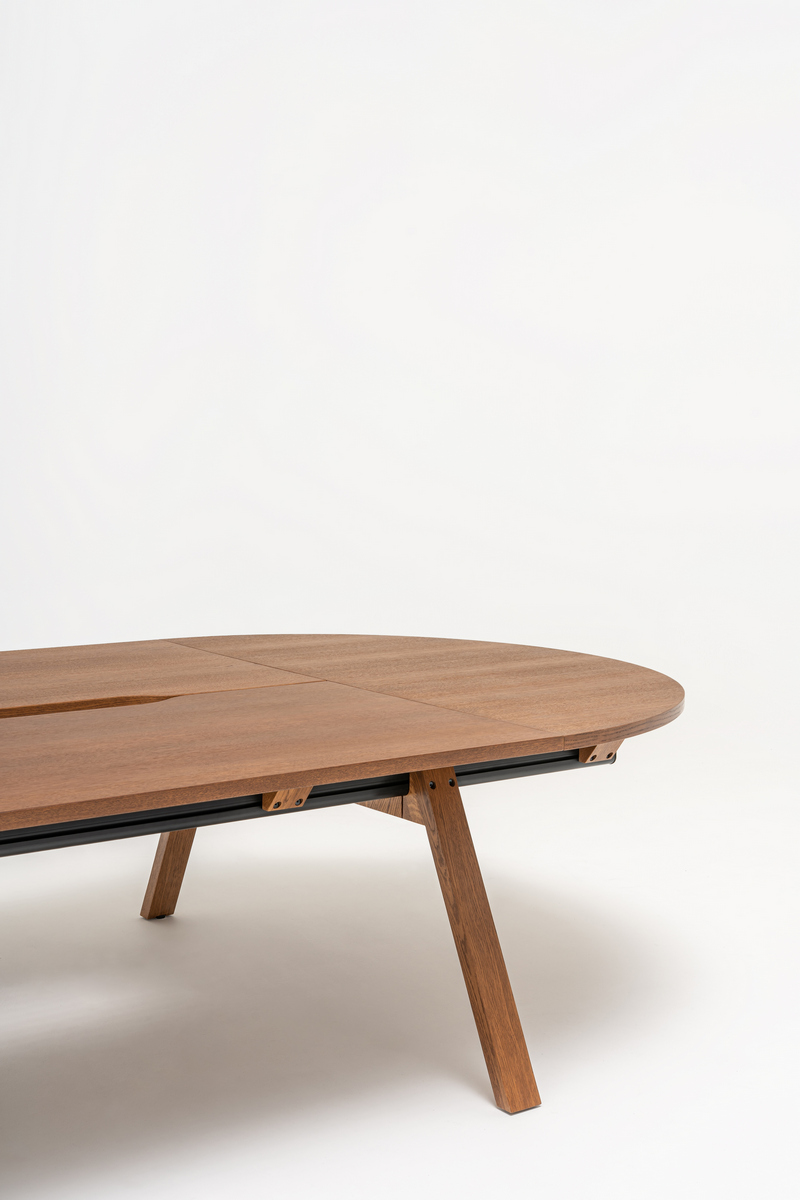 bench desk Viga: copper oak veneer