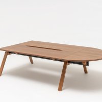 bench desk Viga: copper oak veneer