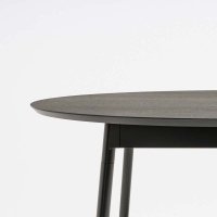café table Unit: black oak veneer, RAL9005
