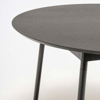 café table Unit: black oak veneer, RAL9005