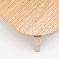 coffee table Ramp: natural oak veneer