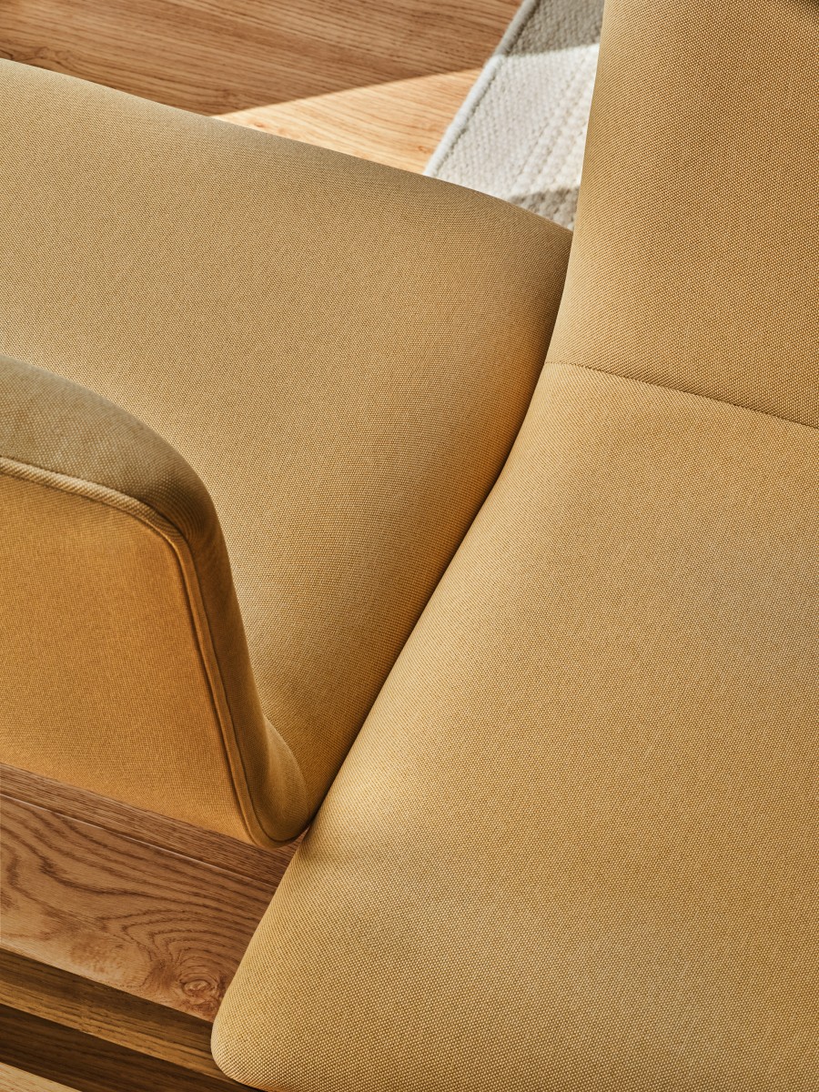 Bank Ramp: Quest Q-21, Furnier Eiche Natur