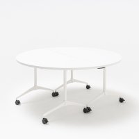 folding table Revi: white pastel, RAL9010