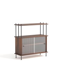 half-bookcase Bava: dark oak