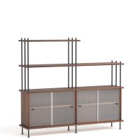half-bookcase Bava: dark oak