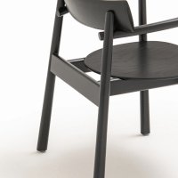 chair Elipsa: black oak