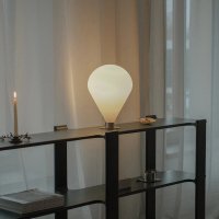 lamp Ely; bookcase Ligo: black oak